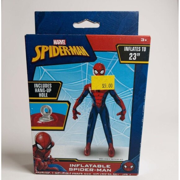 Marvel Inflatable Spider-Man Toy For Kids - Inflates To 23" - Picture 1 of 5